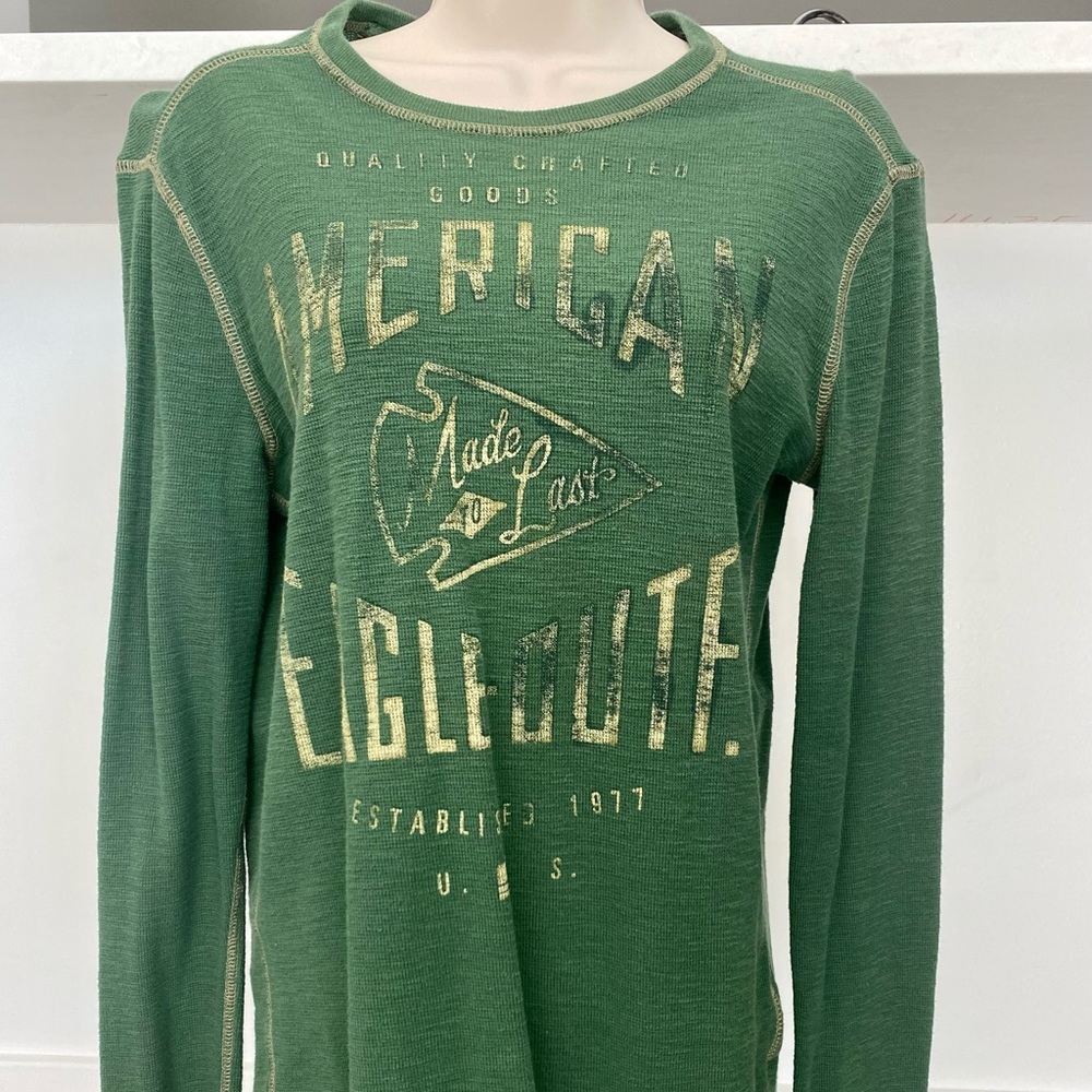 American Eagle Waffle Thermal Long Sleeve Sz.